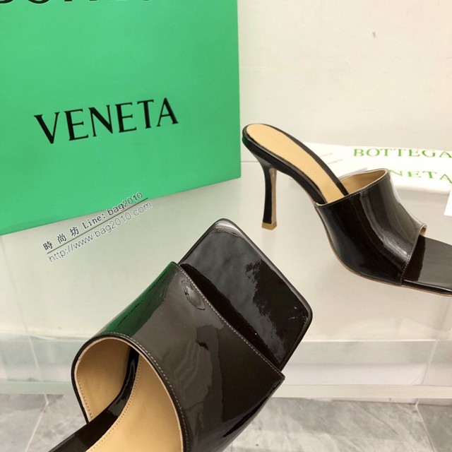 BOTTEGA VENETA高端時尚女鞋 寶緹嘉漆皮版2022-22早春最新高跟涼鞋拖鞋 dx3539